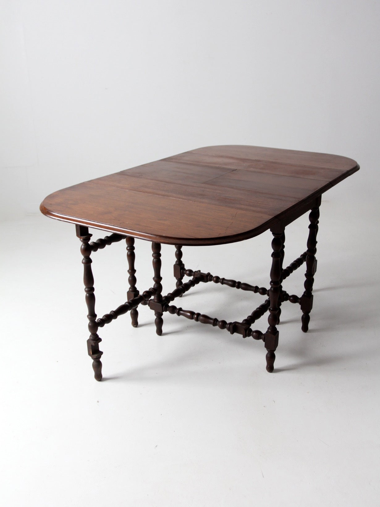 antique Jacobean draw leaf gate leg table