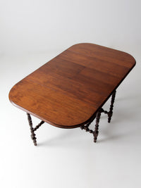 antique Jacobean draw leaf gate leg table