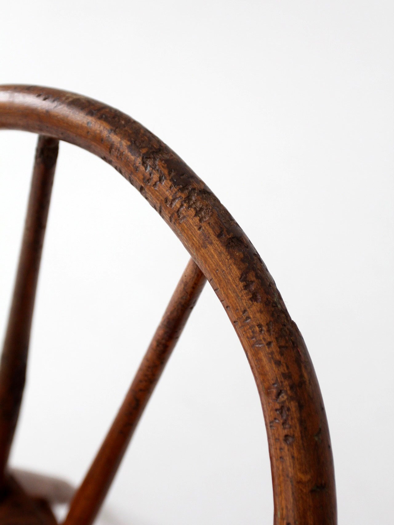antique Windsor bow back farmhouse dining chair