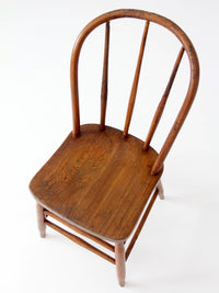 antique Windsor bow back farmhouse dining chair