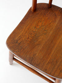 antique Windsor bow back farmhouse dining chair