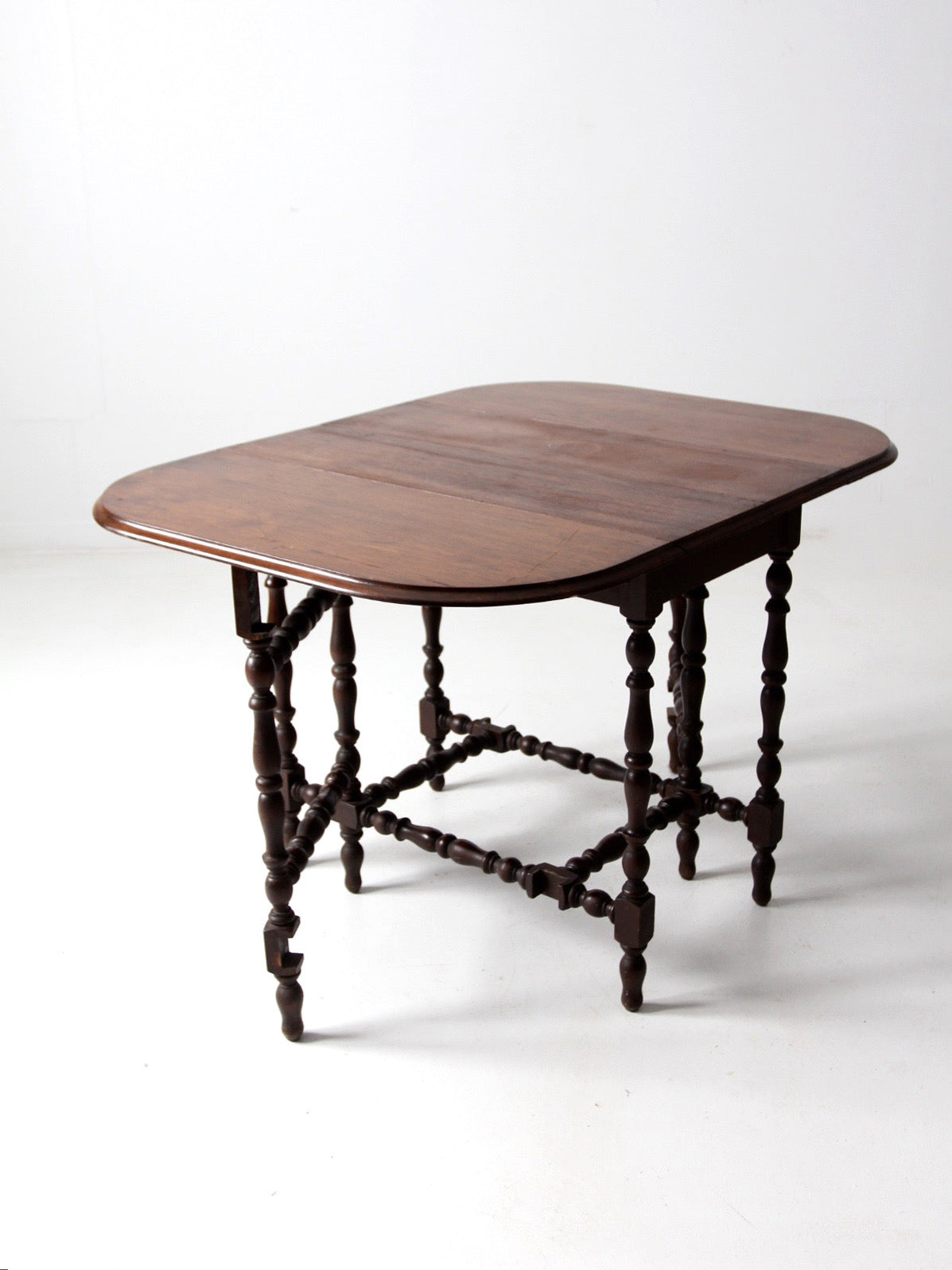 antique Jacobean draw leaf gate leg table