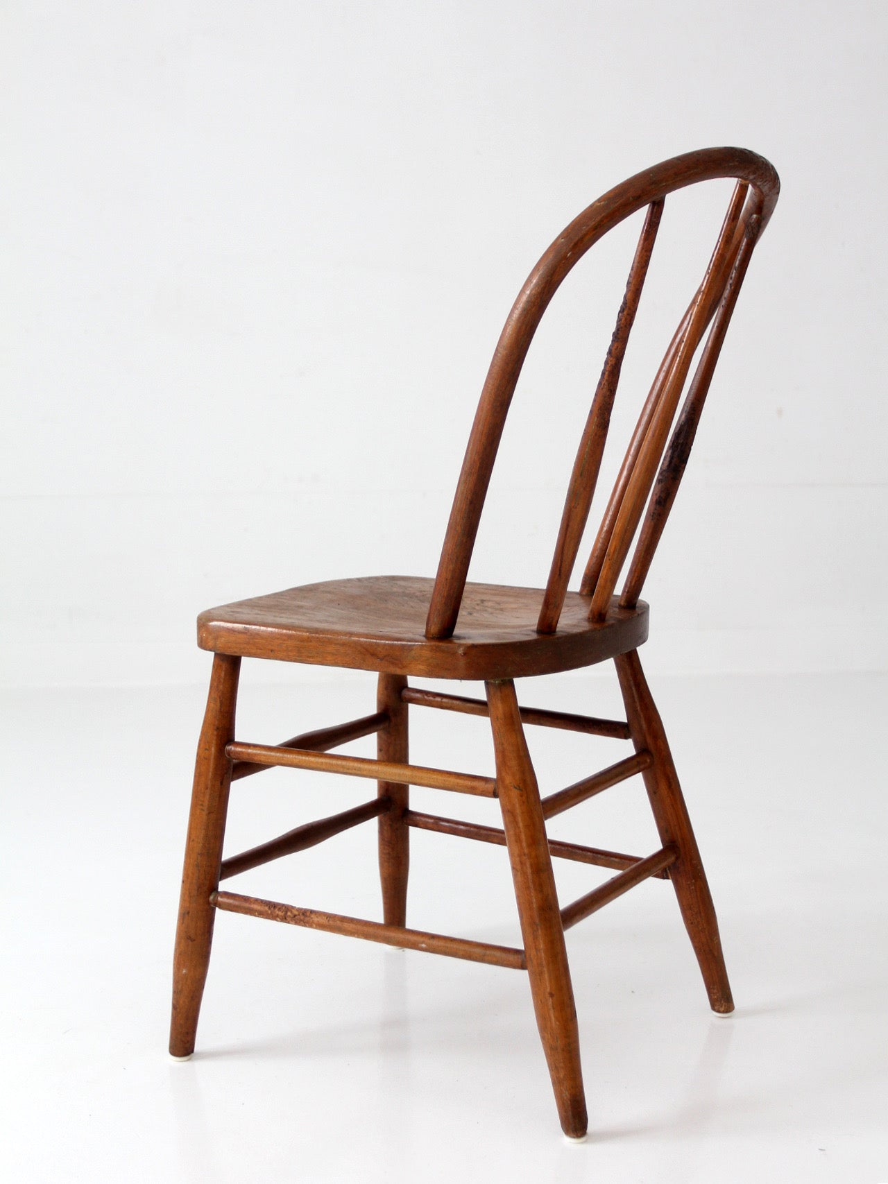 antique Windsor bow back farmhouse dining chair