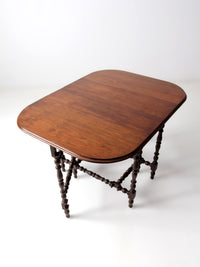 antique Jacobean draw leaf gate leg table