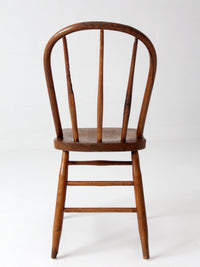 antique Windsor bow back farmhouse dining chair