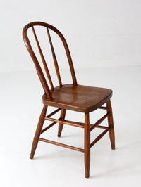 antique Windsor bow back farmhouse dining chair