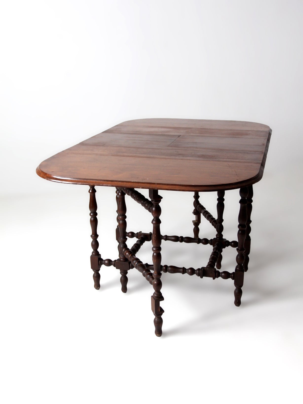 antique Jacobean draw leaf gate leg table