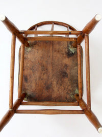 antique Windsor bow back farmhouse dining chair