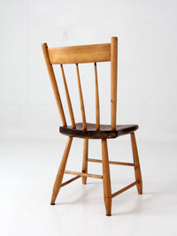 antique American plank seat chair
