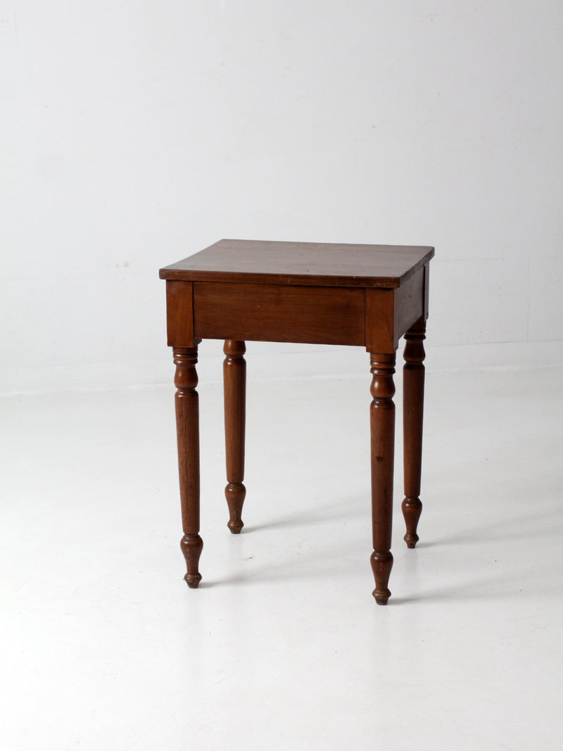 antique American Sheraton style side table
