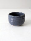 vintage handmade pottery bowl