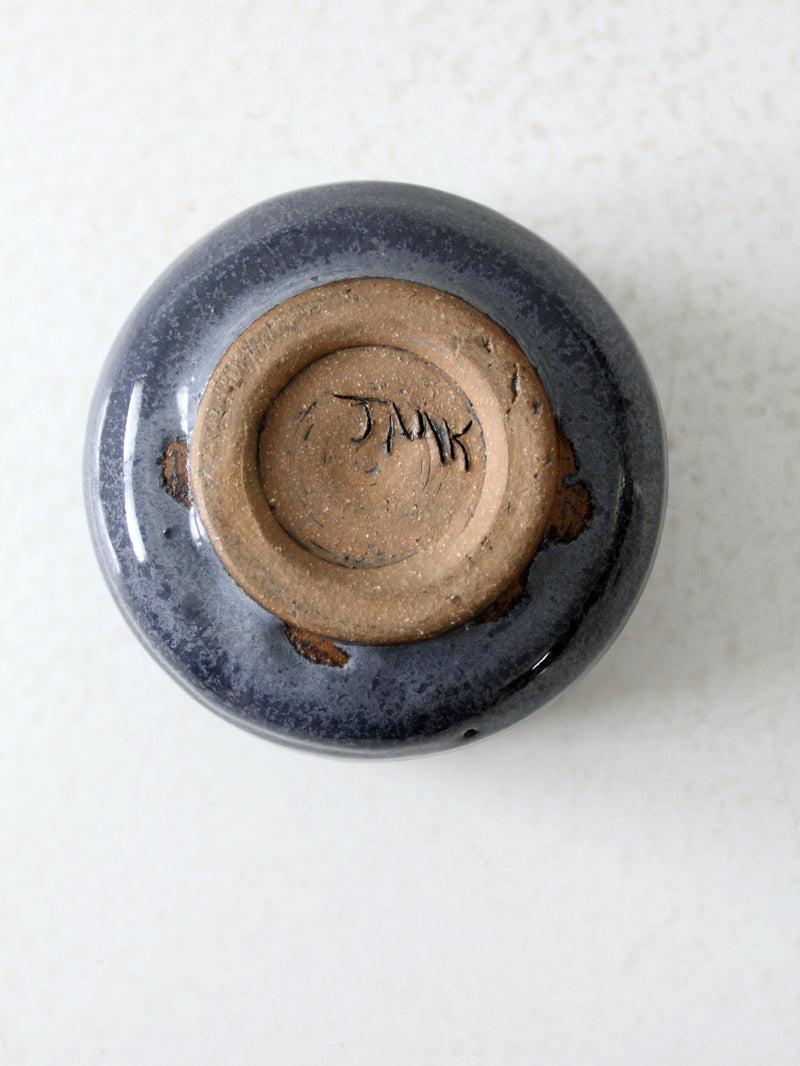 vintage handmade pottery bowl