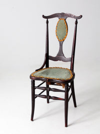 antique Victorian Aesthetic Movement side chair