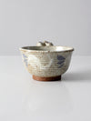 vintage Nels Linde studio pottery bowl