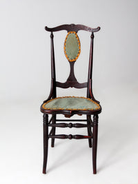 antique Victorian Aesthetic Movement side chair