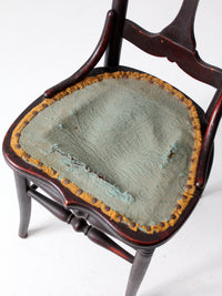 antique Victorian Aesthetic Movement side chair