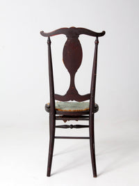 antique Victorian Aesthetic Movement side chair