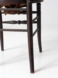 antique Victorian Aesthetic Movement side chair