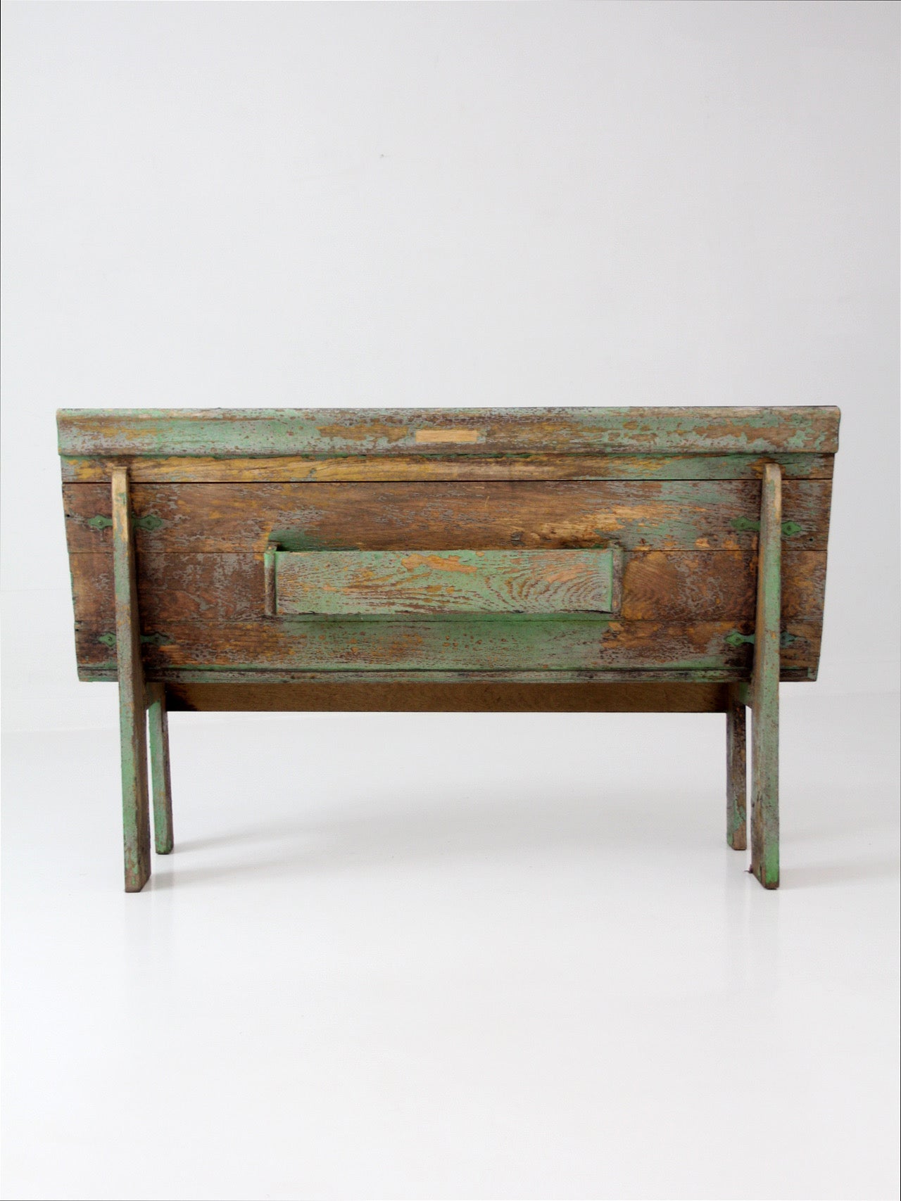 antique primitive garden bench