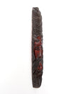 vintage folk art carved wood face wall hanging
