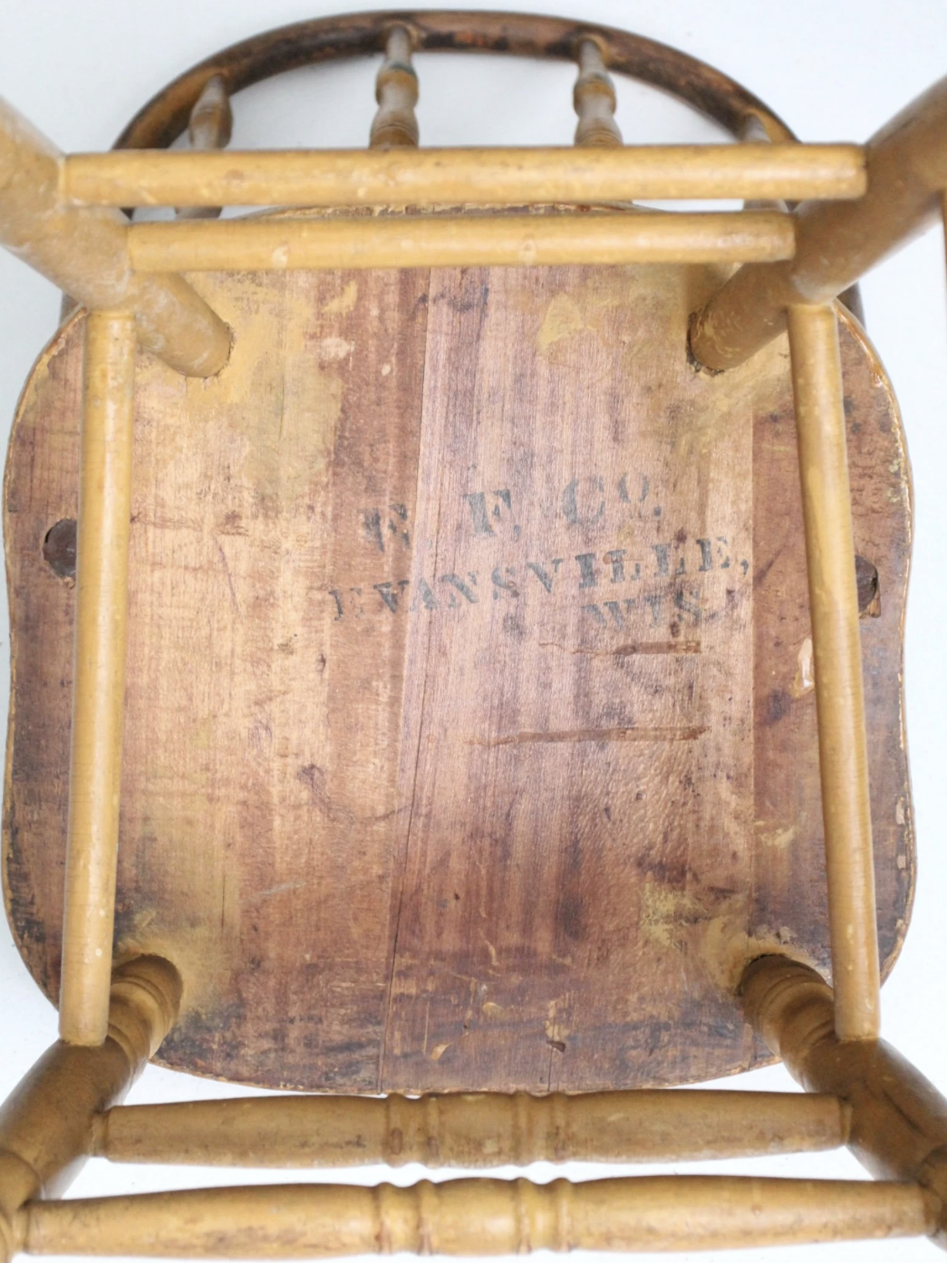 antique Windsor side chair