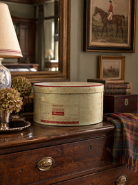 vintage Penney’s Marathon men’s hat box, circa 1950s