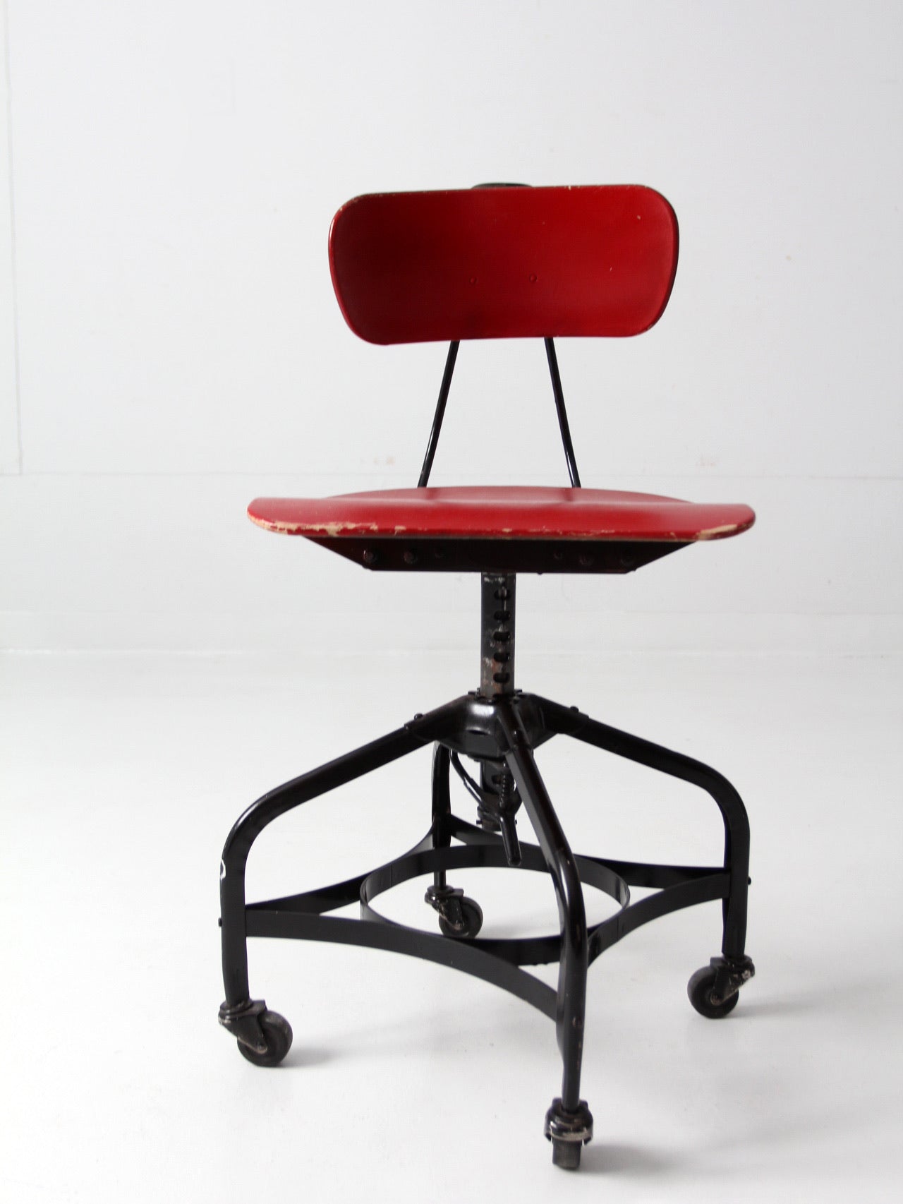 椅子 TOLEDO CHAIR swivel side chair mid century Toledo Metal Furniture chair – 86 Vintage