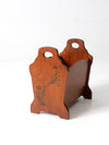 vintage magazine rack stand