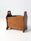 vintage magazine rack stand