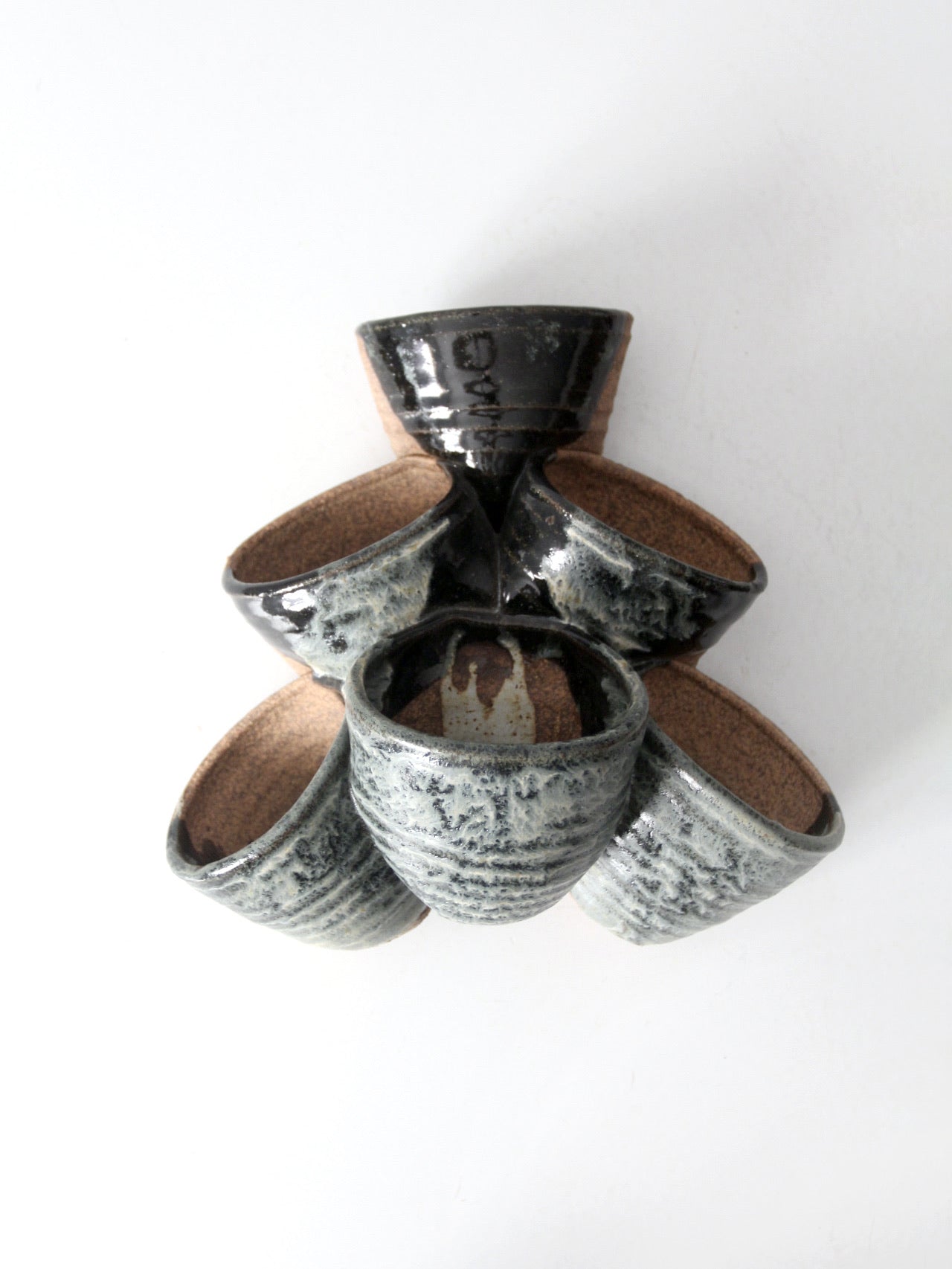 スタジオ　ポタリー vintage studio pottery tiered planter vase – 86 Vintage