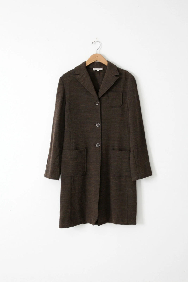 vintage 90s Parallel wool coat