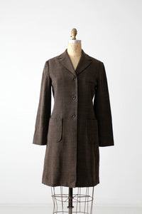vintage 90s Parallel wool coat
