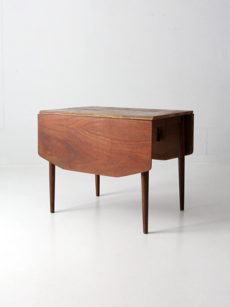 mid-century drop leaf table