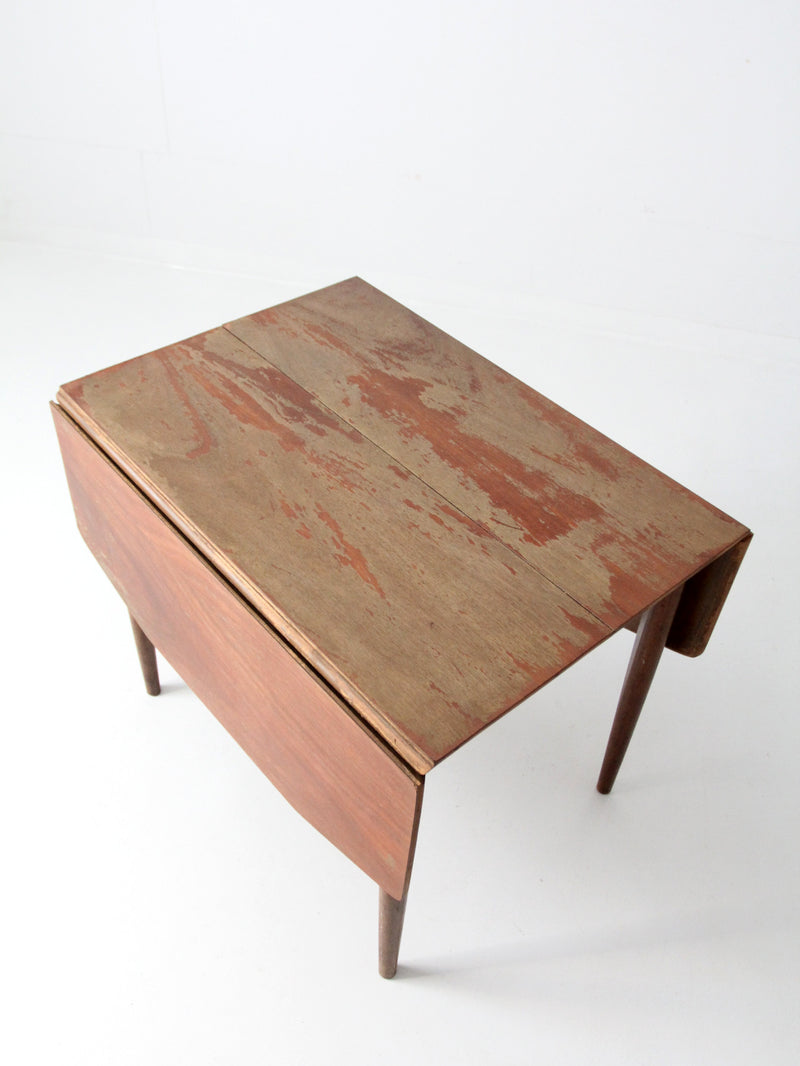 mid-century drop leaf table