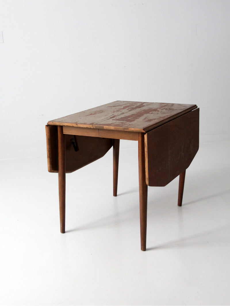 mid-century drop leaf table