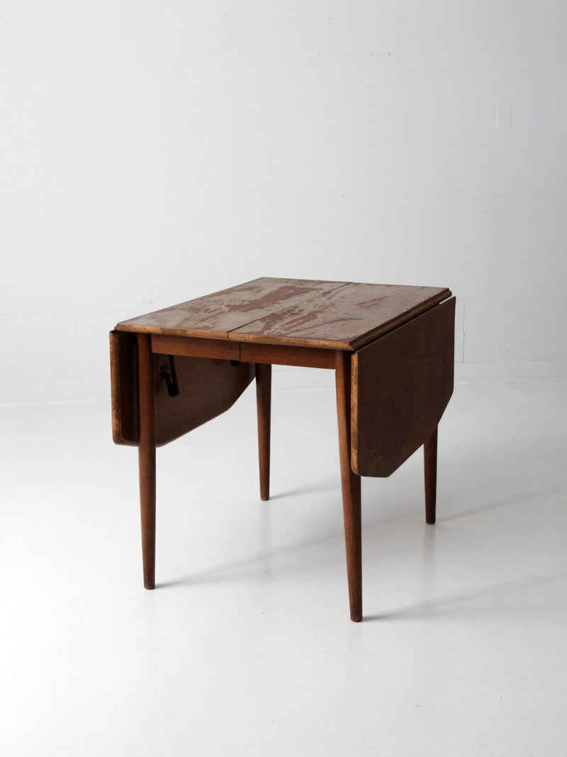 mid-century drop leaf table