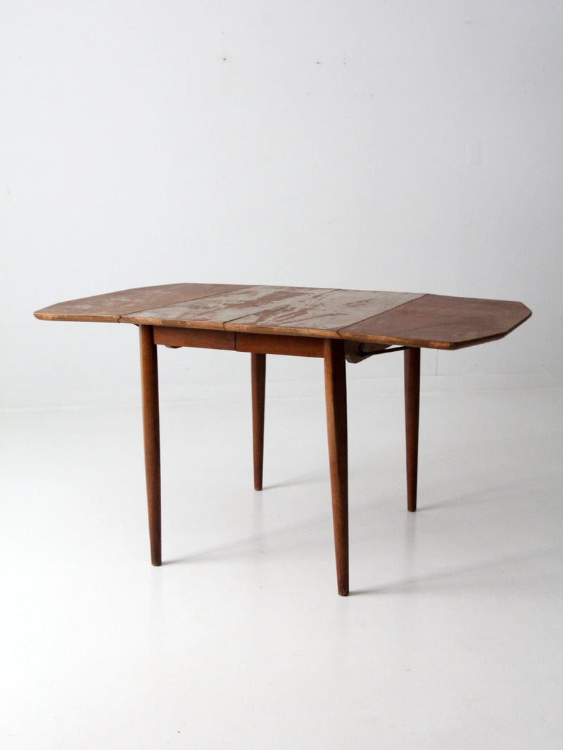 mid-century drop leaf table