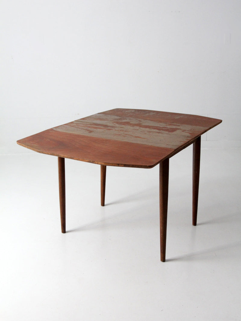 mid-century drop leaf table