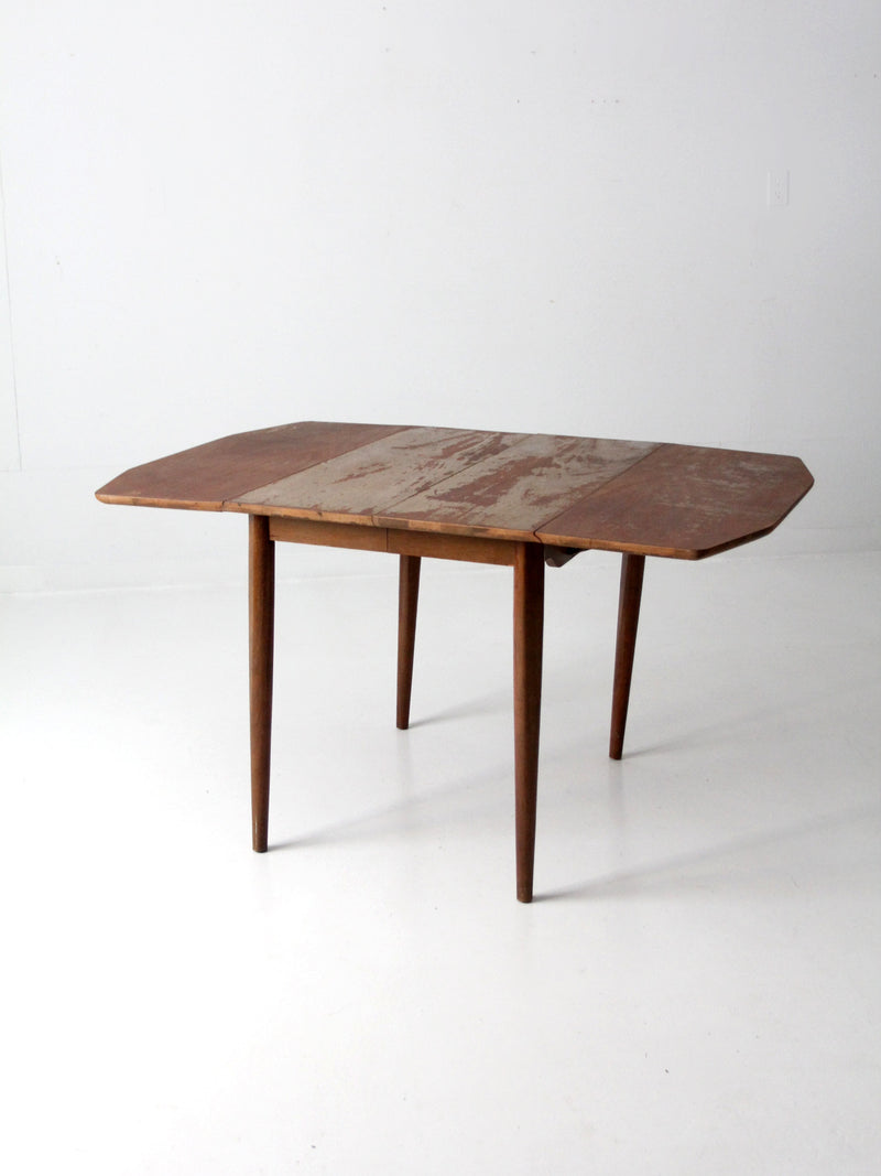 mid-century drop leaf table