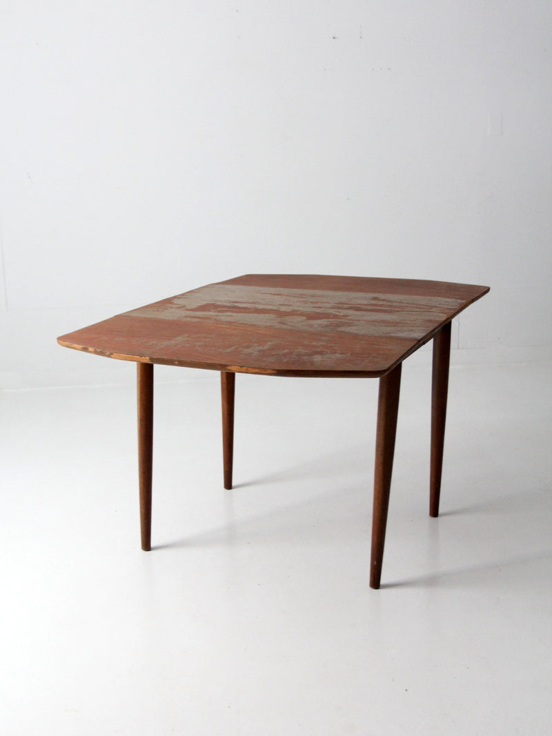 mid-century drop leaf table