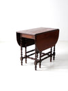 vintage gate leg drop leaf table