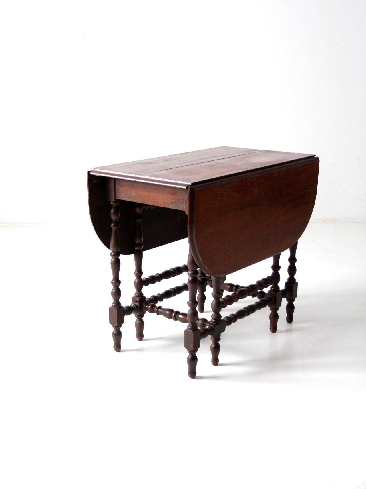 vintage gate leg drop leaf table