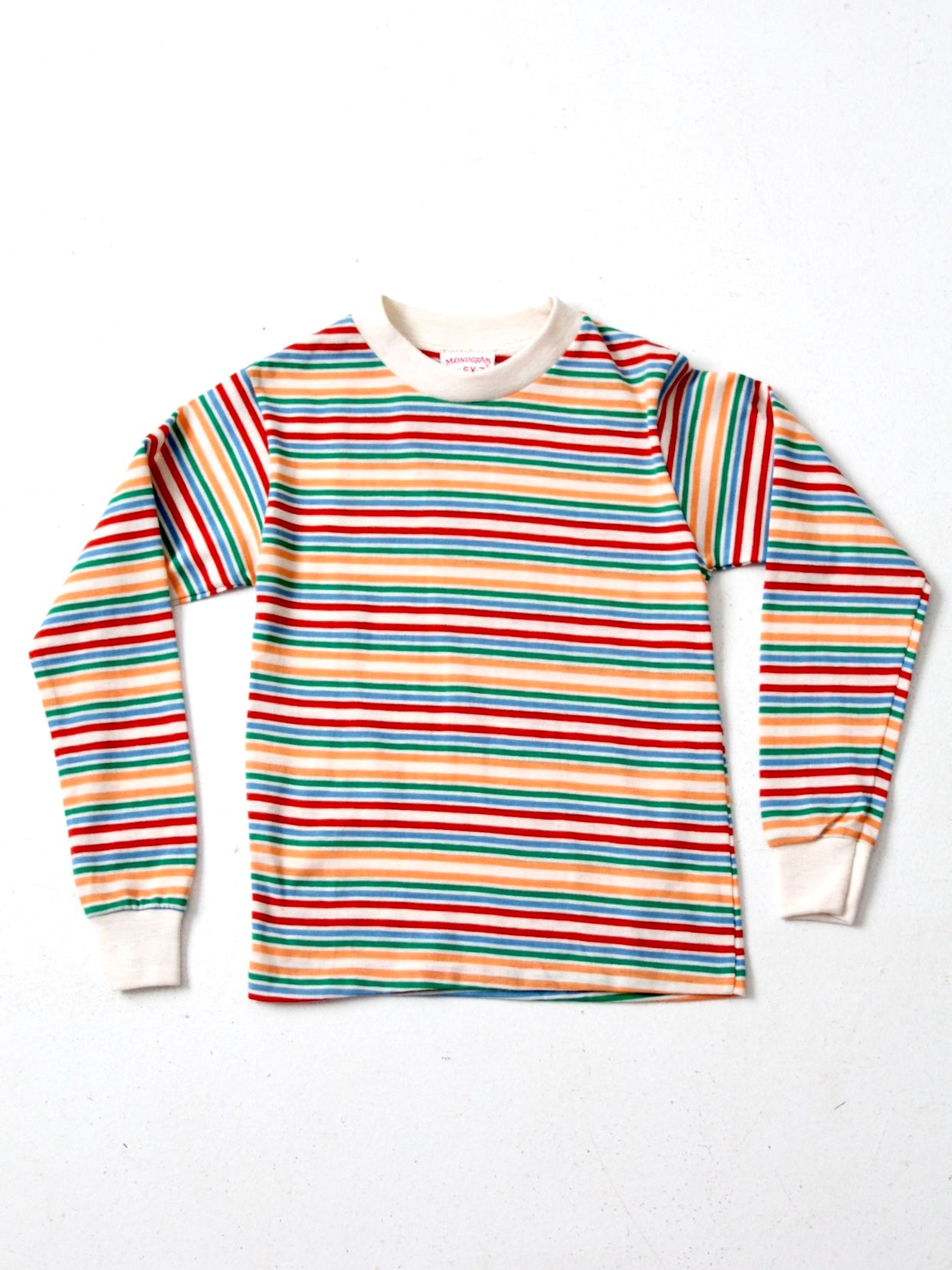 トップス 70s JCPenney vintage striped L/S tee vintage 70s kid's stripe tee NOS – 86 Vintage