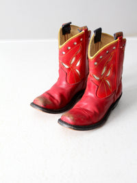 vintage 40s children's Bronco boots