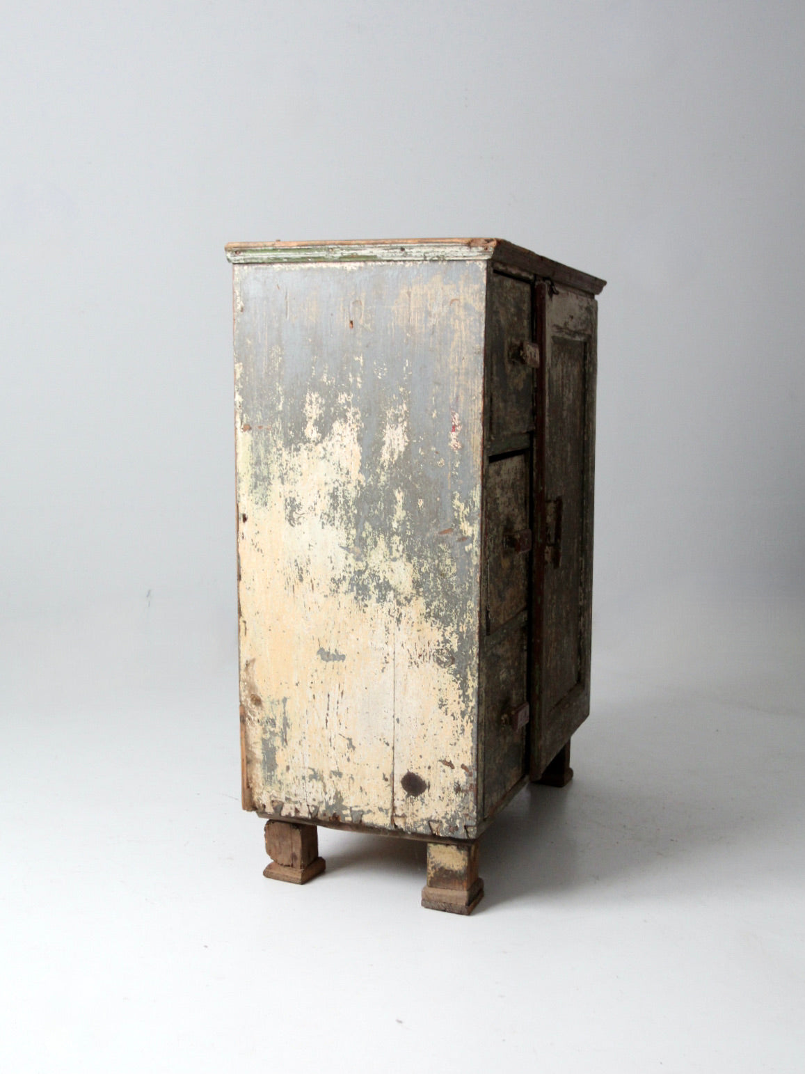 antique primitive cabinet