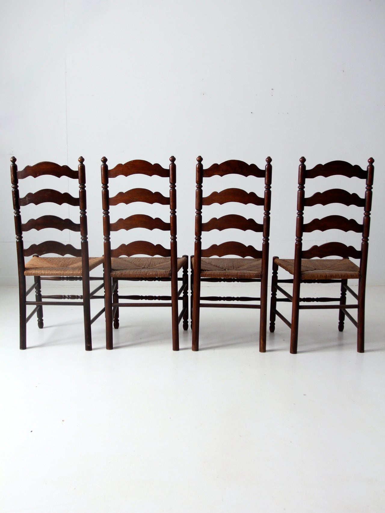 Tell City Chair rush seat dining chairs set of 8
