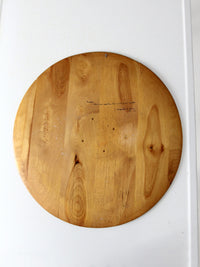 mid century Norwegian wood plate