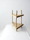 Victorian spool shelf stand