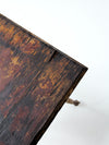 antique claw foot side table