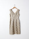 vintage 60s brocade dress